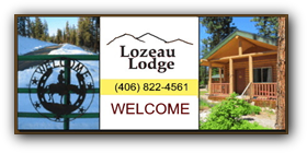 Welcome to log cabin vacation living Lozeau Montana style